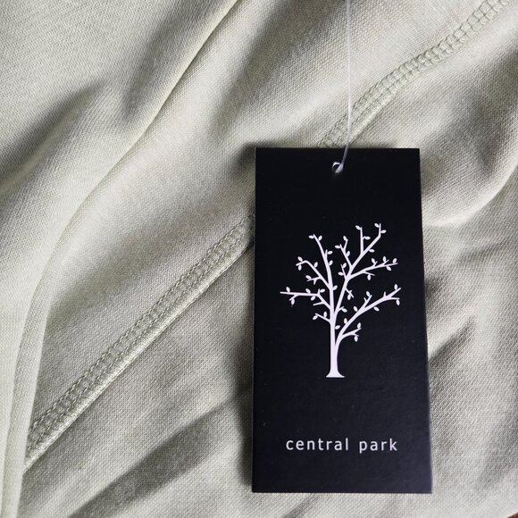 Central Park Women Small Light Green Soft Full Zip Hoodie NEW WITH TAGS - Picture 12 of 12